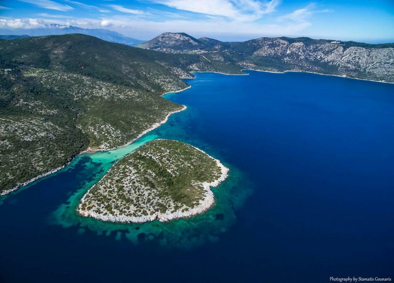 Villa Glyfos Кервели Экстерьер фото